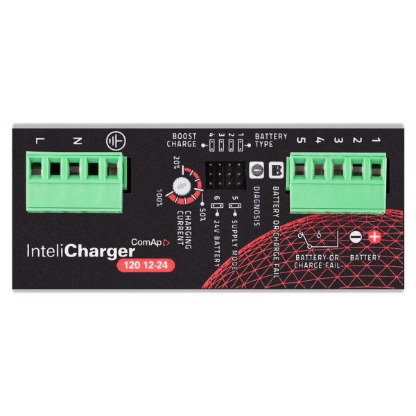 ComAp – InteliCharger 120W 12V-24V 10A-5A